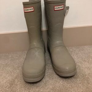 grey hunter rain boots